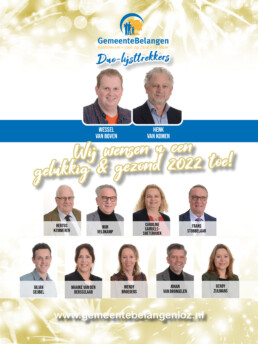 2022 Nieuwjaarskaart GemeenteBelangen