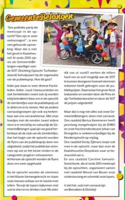 Carnaval 2024 artikel GB in Turfstekerskraant