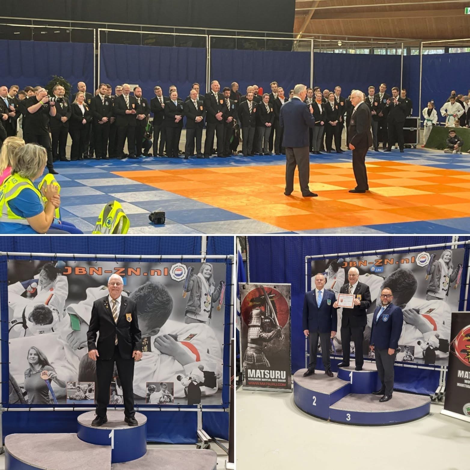 Bertus Kemmeren ontvangt hoogste onderscheiding Judo-wereld