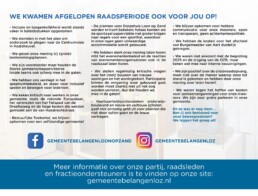 We kwamen ook voor jou op